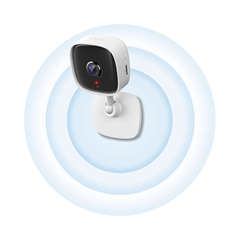 Cámara Wi-Fi para Hogar / 1080p Full HD / Visión Nocturna hasta 30 ft (9.1 m) / Ranura microSD hasta 128 GB / Audio Bidireccional / Modo Privacidad / Detección de Movimiento