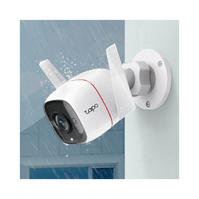 Cámara IP Wi-Fi para exterior, 3 megapixel, audio doble vía, visión nocturna, notificación Push, acepta memoria Micro SD de para grabación.