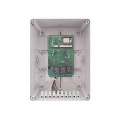 Modulo WIFI LITE con gabinete para uso en Energizadores YONUSA / Aplicación sin costo / Botón de Pánico/ 1 Salida Propósito General