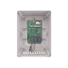 Modulo WIFI LITE con gabinete para uso en Energizadores YONUSA / Aplicación sin costo / Botón de Pánico/ 1 Salida Propósito General