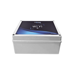 Modulo WIFI LITE con gabinete para uso en Energizadores YONUSA / Aplicación sin costo / Botón de Pánico/ 1 Salida Propósito General