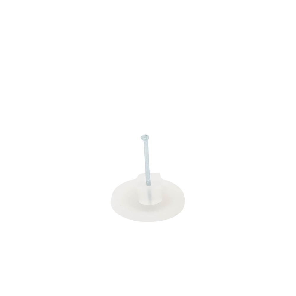 Grapa para cable plano de 4mm color transparente (100pzs) (3208-00100)