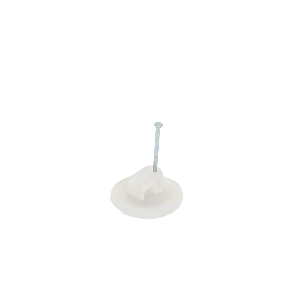 Grapa para cable plano de 4mm color transparente (100pzs) (3208-00100)