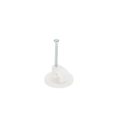 Grapa para cable plano de 5mm color transparente (100pzs) (3209-00100)