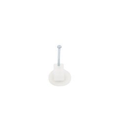 Grapa para cable plano de 6mm color transparente (100pzs) (3210-00100)