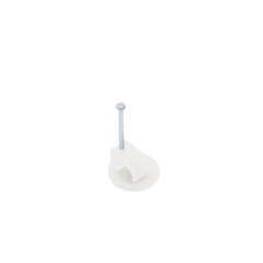 Grapa para cable plano de 6mm color transparente (100pzs) (3210-00100)