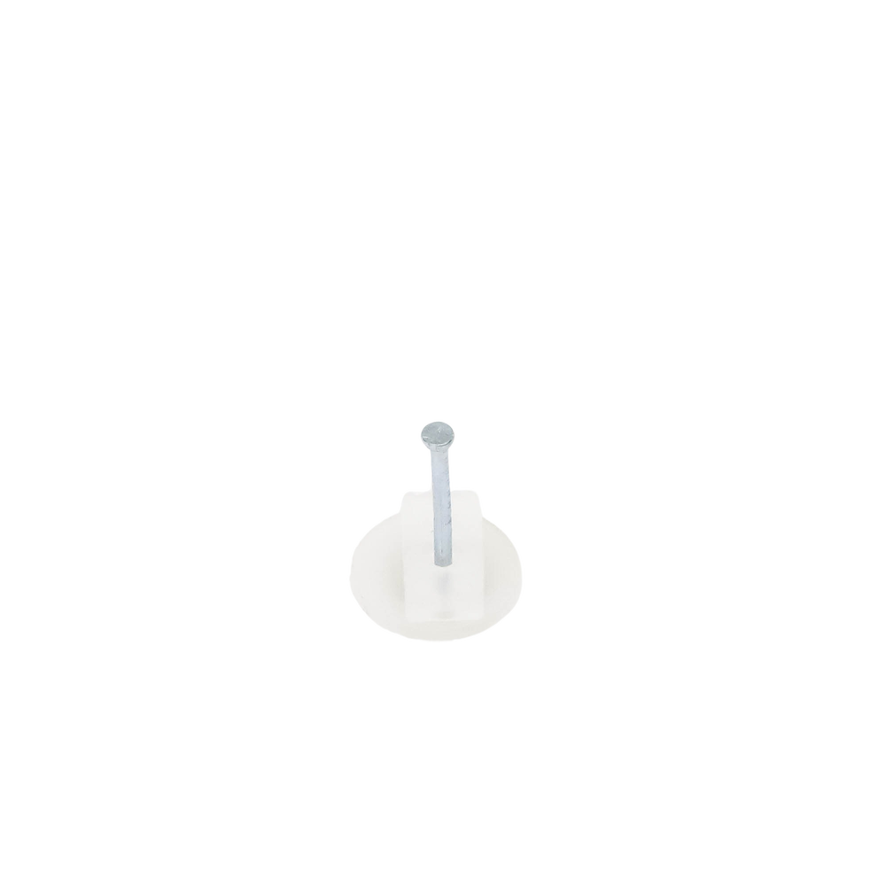 Grapa para cable plano de 6mm color transparente (100pzs) (3210-00100)