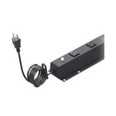 PDU Vertical de 10 Contactos (NEMA 5-15R). Volt. Ent./Sal.: 120Vca/15A compatible con Racks EIRL y EIQR.