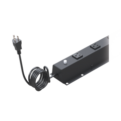 PDU Vertical de 10 Contactos (NEMA 5-15R). Volt. Ent./Sal.: 120Vca/15A compatible con Racks EIRL y EIQR.