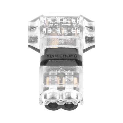 Conector en forma de T para 2 Contactos / Para una Conexión Rápida
