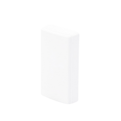Tapa final en color blanco de PVC auto extinguible,  para canaleta TEK100 (5591-02001)