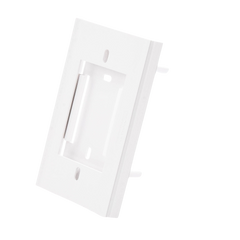 Soporte y tapa universal color blanco de PVC auto extinguible, para canaleta TEK100 (5595-10001)