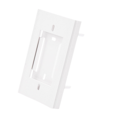 Soporte y tapa universal color blanco de PVC auto extinguible, para canaleta TEK100 (5595-10001)