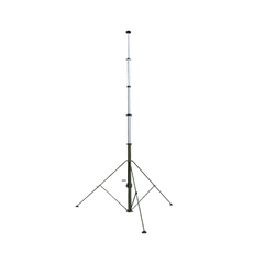 Mástil Telescópico Retraible Manual de 9 metros con Accesorios. Incluye Tripie.