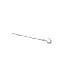 Tensor de 1/2" x 12" Acero Forjado OJO-GANCHO Galv. Inmersión en Caliente (Carga Max. 1500 lbs).