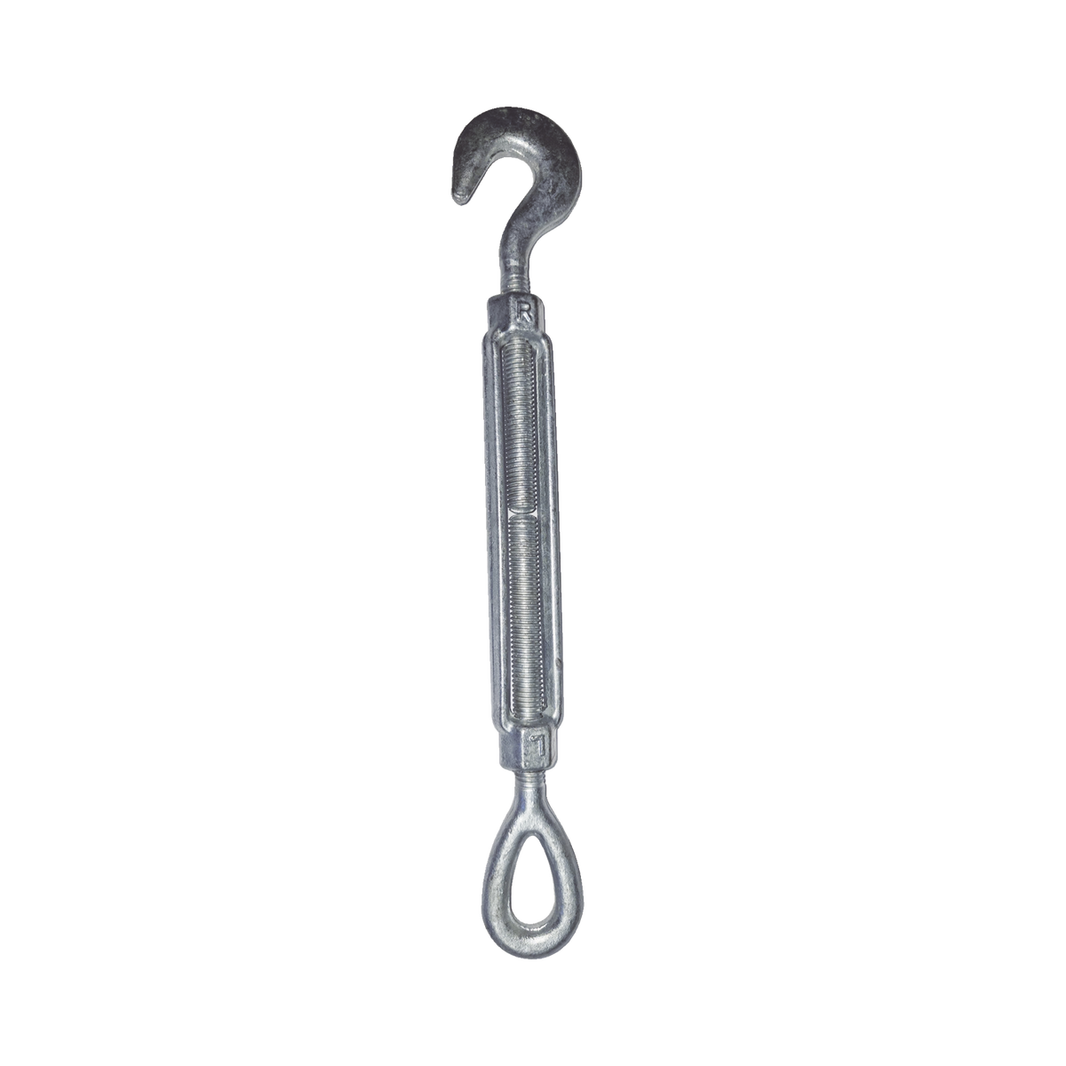 Tensor de 1/2" x 6" Acero Forjado OJO-GANCHO Galv. Inmersión en Caliente (Carga Max. 1500 Lbs).