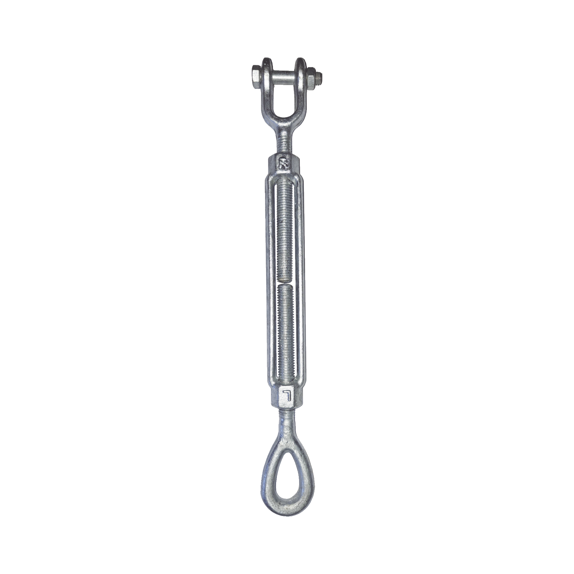 Tensor de 1/2" x 9" Acero Forjado OJO-QUIJADA Galv. Inmersión en Caliente (Carga Max. 2200 lbs).