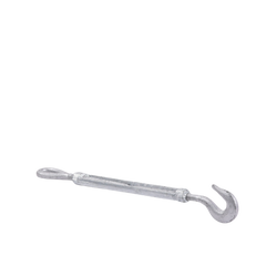 Tensor de 3/8" x 6" Acero Forjado OJO-GANCHO Galv. Inmersión en Caliente (Carga Max. 1000 lbs).