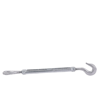 Tensor de 3/8" x 6" Acero Forjado OJO-GANCHO Galv. Inmersión en Caliente (Carga Max. 1000 lbs).