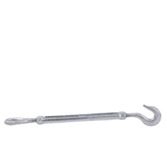 Tensor de 3/8" x 6" Acero Forjado OJO-GANCHO Galv. Inmersión en Caliente (Carga Max. 1000 lbs).