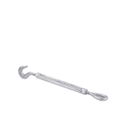 Tensor de 3/8" x 6" Acero Forjado OJO-GANCHO Galv. Inmersión en Caliente (Carga Max. 1000 lbs).