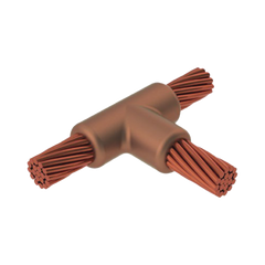 Molde para Soldadura exotémica tipo T para cable 1/0 AWG - 1/0 AWG.