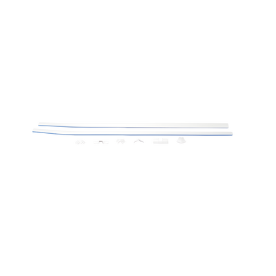 El Kit de Canaleta 90° Con División Ideal Para Organizar y Ocultar cables en esquinas o en instalaciones con ángulos de 90°., Con Cinta Adhesiva Para una Instalación Más Rápida, (5601-01250)