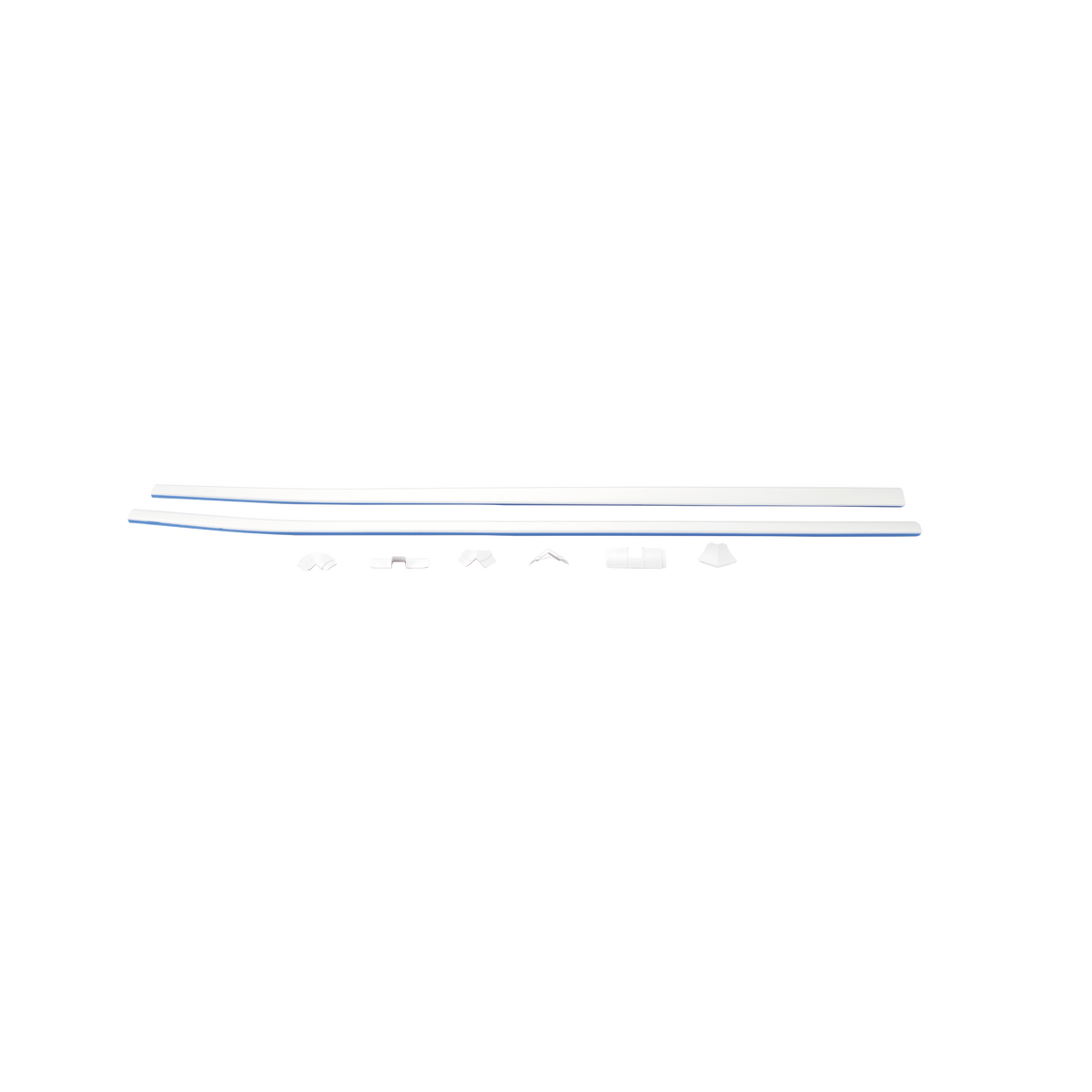 El Kit de Canaleta 90° Sin División Ideal Para Organizar y Ocultar cables en esquinas o en instalaciones con ángulos de 90°., Con Cinta Adhesiva Para una Instalación Más Rápida, (5601-01260)