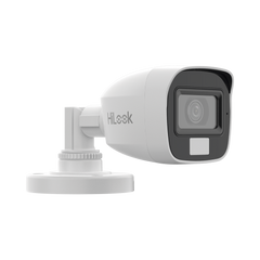 [Dual Light + ColorVu] Bala TURBOHD 2 megapixel / 20 mts IR + 20 mts luz blanca / Lente 2.8 (100° de Visión)  /  Exterior IP66 / Audio por Coaxitron / TVI-AHD-CVI-CVBS / Metal / Smart-Hybrid light