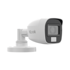 [Dual Light + ColorVu] Bala TURBOHD 2 megapixel / 20 mts IR + 20 mts luz blanca / Lente 2.8 (100° de Visión)  /  Exterior IP66 / Audio por Coaxitron / TVI-AHD-CVI-CVBS / Metal / Smart-Hybrid light