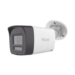 [Audio Bidireccional + Dual Light + ColorVu] Bala TURBOHD 2 Megapixel (1080p) / Lente 2.8 mm / 30 mts IR EXIR + 20 mts Luz Blanca / Micrófono y Bocina Integrado / Exterior IP67 / Metal / dWDR