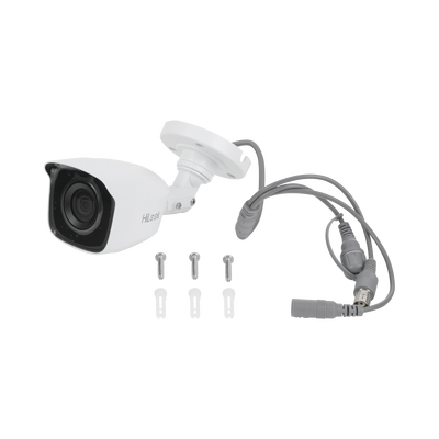 Bala TURBOHD 5 Megapíxel / Lente 2.8 mm (85° de Visión) / Exterior IP66 / IR EXIR 20 mts / TVI-AHD-CVI-CVBS/ Metal