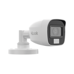 [Dual Light + ColorVu] Bala TURBOHD 3K megapixel / 20 mts IR + 20 mts luz blanca / Lente 2.8 (105° de Visión) / Exterior IP66 / Audio por Coaxitron / TVI-AHD-CVI-CVBS / Metal  / Smart-Hybrid light