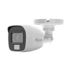 [Dual Light + ColorVu] Bala TURBOHD 3K megapixel / 20 mts IR + 20 mts luz blanca / Lente 2.8 (105° de Visión) / Exterior IP66 / Audio por Coaxitron / TVI-AHD-CVI-CVBS / Metal  / Smart-Hybrid light