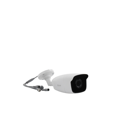 Bala TURBOHD 2 Megapíxeles (1080p) / Gran Angular 103º / Lente 2.8 mm / METAL / IR EXIR Inteligente 40 mts / Exterior IP66 / TVI-AHD-CVI-CVBS / dWDR