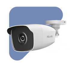 Bala TURBOHD 2 Megapíxeles (1080p) / Gran Angular 103º / Lente 2.8 mm / METAL / IR EXIR Inteligente 40 mts / Exterior IP66 / TVI-AHD-CVI-CVBS / dWDR