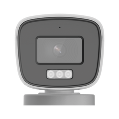 [Dual Light + ColorVu] Bala TURBOHD 3K megapixel / 40 mts IR + 40 mts luz blanca / Lente 2.8 (104° de Visión) / Exterior IP66 / Audio por Coaxitron / TVI-AHD-CVI-CVBS / Metal  / Smart-Hybrid light
