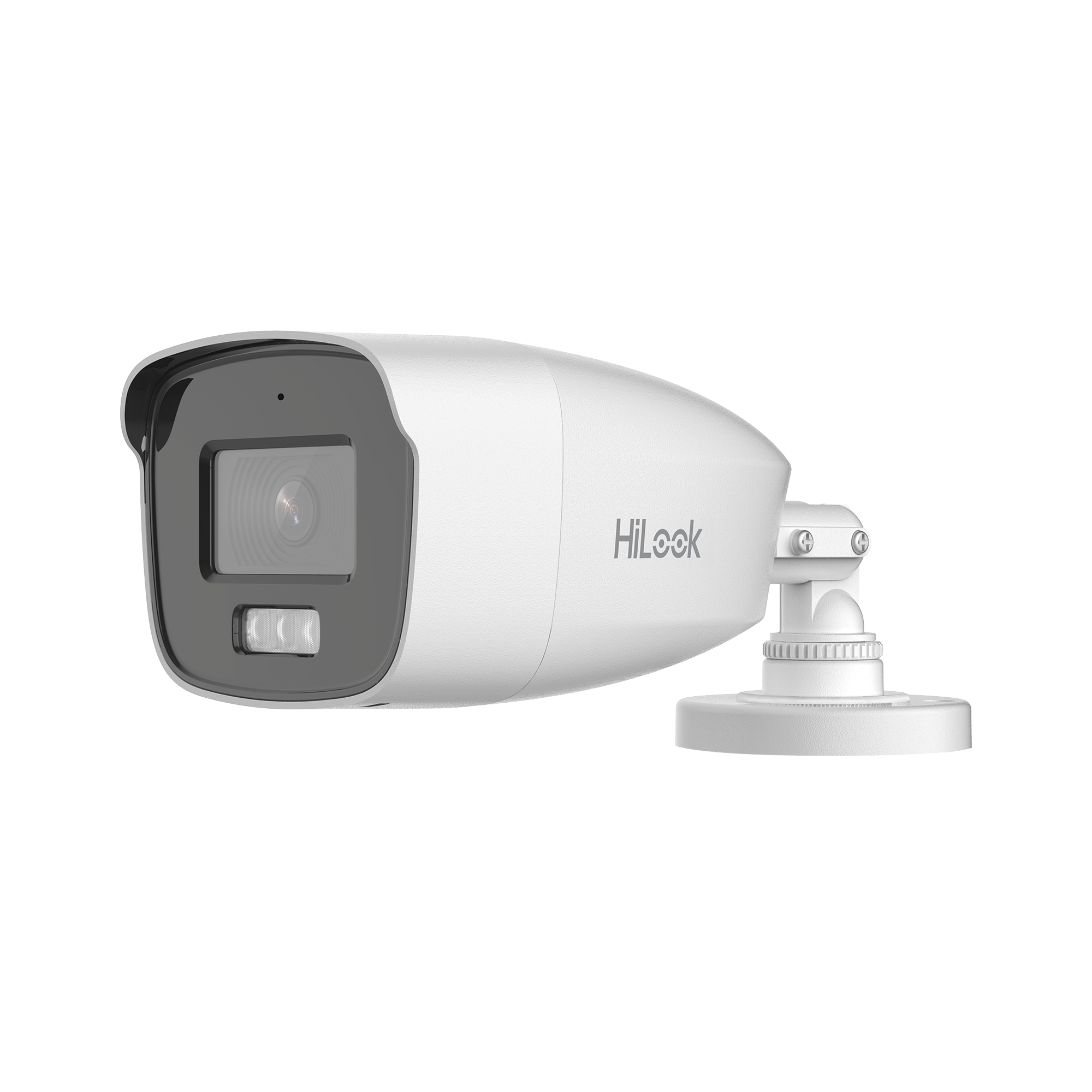 [Dual Light + ColorVu] Bala TURBOHD 3K megapixel / 40 mts IR + 40 mts luz blanca / Lente 2.8 (104° de Visión) / Exterior IP66 / Audio por Coaxitron / TVI-AHD-CVI-CVBS / Metal  / Smart-Hybrid light
