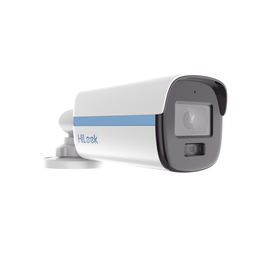 [Dual Light + ColorVu] Bala TURBOHD 3K / 5 Megapixel / Lente 3.6 mm / Audio por Coaxitron / 40 mts IR + 40 mts Luz Blanca / Exterior IP67 / Metal / dWDR