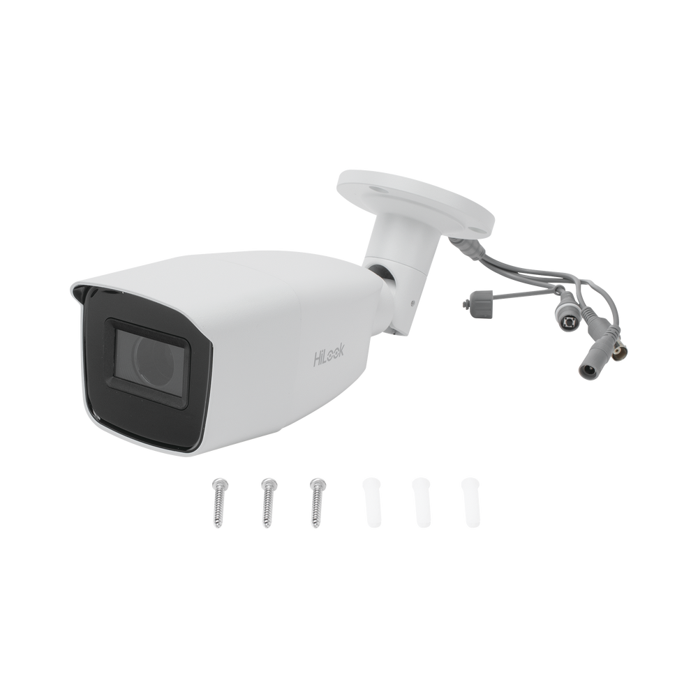 Bala TURBOHD 2 Megapíxel (1080p) / Lente Var. 2.8 a 12 mm / CLIMAS EXTREMOS / IR EXIR Inteligente 40 mts / Exterior IP66 / TVI-AHD-CVI-CVBS / dWDR