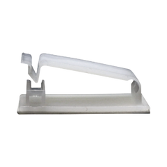 Clip Organizador de Cables Auto-Adherible Diseñado Para Sujetar y Organizar Cables Sin Necesidad de Perforar Muros, Paquete con 5 Piezas, (3501-01001)