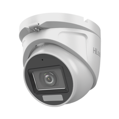 [Dual Light + ColorVu] Turret TURBOHD 2 megapixel / 30 mts IR + 20 mts luz blanca/ Lente 2.8 (100° de Visión) / Exterior IP66 / Audio por Coaxitron / TVI-AHD-CVI-CVBS / Metal / Smart-Hybrid Light