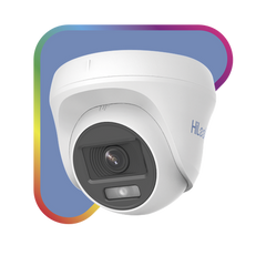 Turret TURBOHD 1080p / Imagen a Color 24/7 / Lente 2.8 mm / ColorVu Lite / Luz Blanca 20 mts / Uso en Interior / Policarbonato