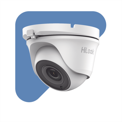 Turret TURBOHD 5 Megapíxel / 85° de Visión / Lente 2.8 mm / Exterior IP66 / IR EXIR 20 mts / TVI-AHD-CVI-CVBS / Metal