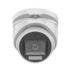 [Dual Light + ColorVu] Turret TURBOHD 3K megapixel / 30 mts IR + 20 mts luz blanca/ Lente 2.8 (105° de Visión) / Exterior IP66 / Audio por Coaxitron / TVI-AHD-CVI-CVBS / Metal  / Smart-Hybrid light