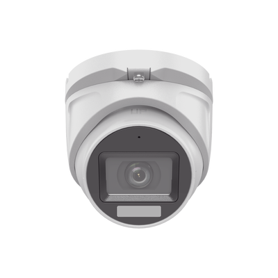 [Dual Light + ColorVu] Turret TURBOHD 3K megapixel / 30 mts IR + 20 mts luz blanca/ Lente 2.8 (105° de Visión) / Exterior IP66 / Audio por Coaxitron / TVI-AHD-CVI-CVBS / Metal  / Smart-Hybrid light