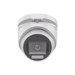 [Dual Light + ColorVu] Turret TURBOHD 3K megapixel / 30 mts IR + 20 mts luz blanca/ Lente 2.8 (105° de Visión) / Exterior IP66 / Audio por Coaxitron / TVI-AHD-CVI-CVBS / Metal  / Smart-Hybrid light