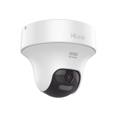 [Audio Bidireccional + Dual Light + ColorVu] PT TURBOHD 3K (5 Megapíxel) / Lente 2.8 mm / 25 mts IR EXIR + 20 mts Luz Blanca / Micrófono y Bocina Integrado  / dWDR / Uso Interior / Plástico