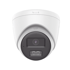 [Audio Bidireccional + Dual Light + ColorVu] Turret TURBOHD 2 Megapixel (1080p) / Lente 2.8 mm / 40 mts IR EXIR + 40 mts Luz Blanca / Micrófono y Bocina Integrado / Exterior IP67 / dWDR