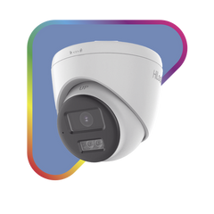 [Audio Bidireccional + Dual Light + ColorVu] Turret TURBOHD 2 Megapixel (1080p) / Lente 2.8 mm / 40 mts IR EXIR + 40 mts Luz Blanca / Micrófono y Bocina Integrado / Exterior IP67 / dWDR